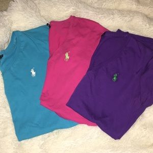 V-neck Ralph Lauren Short sleeve shirts
